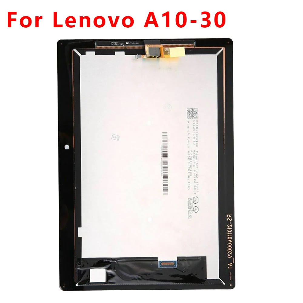 LCD-Skærm Til Lenovo Tab 2 A10-30 YT3-X30 X30F TB2-X30F TB2-X30L Touch Skærm skærmens Glas Digitizer Udskiftning af Sensor Dele