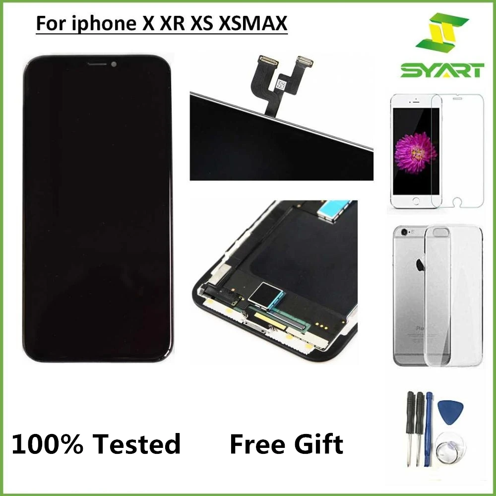 LCD-Skærmen For iphoneX XS-XR-11 PRO MAX LCD-Skærm OLED Touch-Skærm Digitizer Assembly Til iPhone X XS XS-XR MAX Med Holder