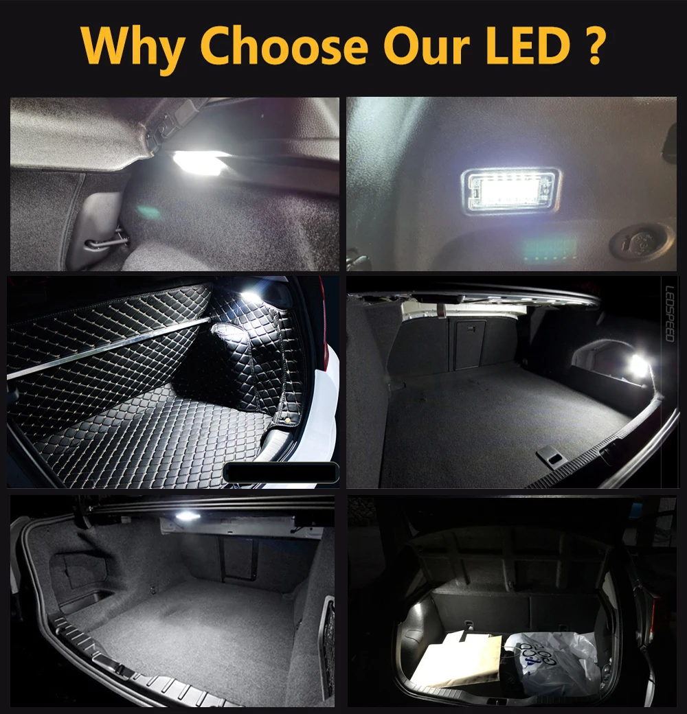 LED bagagerum Bagagerum Lys For Hyundai Veloster Sonata NF Azera Accent Avante MD Elantra Genesis I10 I20 I30 I40