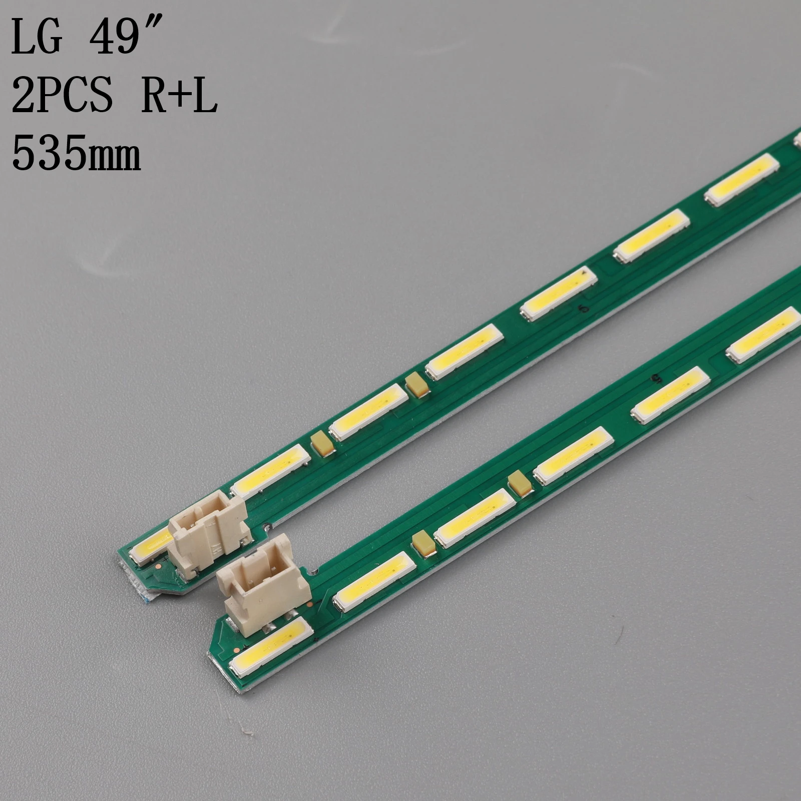 LED-Baggrundsbelysning strip 46leds For LG 49inch FHD L+R Type REV 0.3 MAK63267301 49LF5400-UE 49LF5410 G1GAN01-0791A G1GAN01-0792A