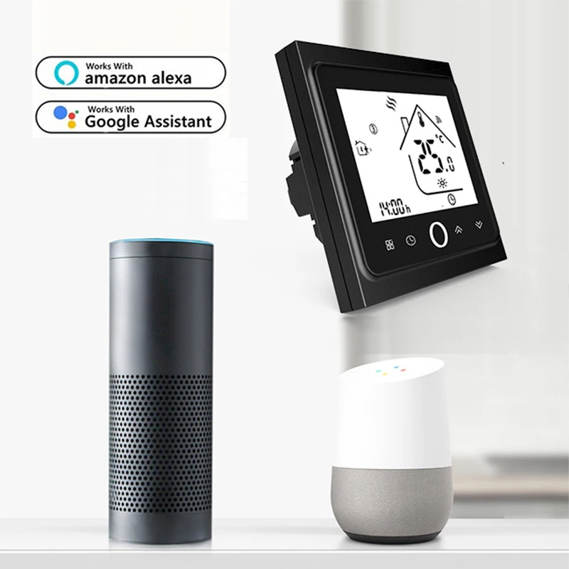 Lonsonho Tuya Smart WiFi Termostat 220V Temperatur Controller Til Væg-Kedel Varme Smart Home Kompatibel Alexa Google Startside