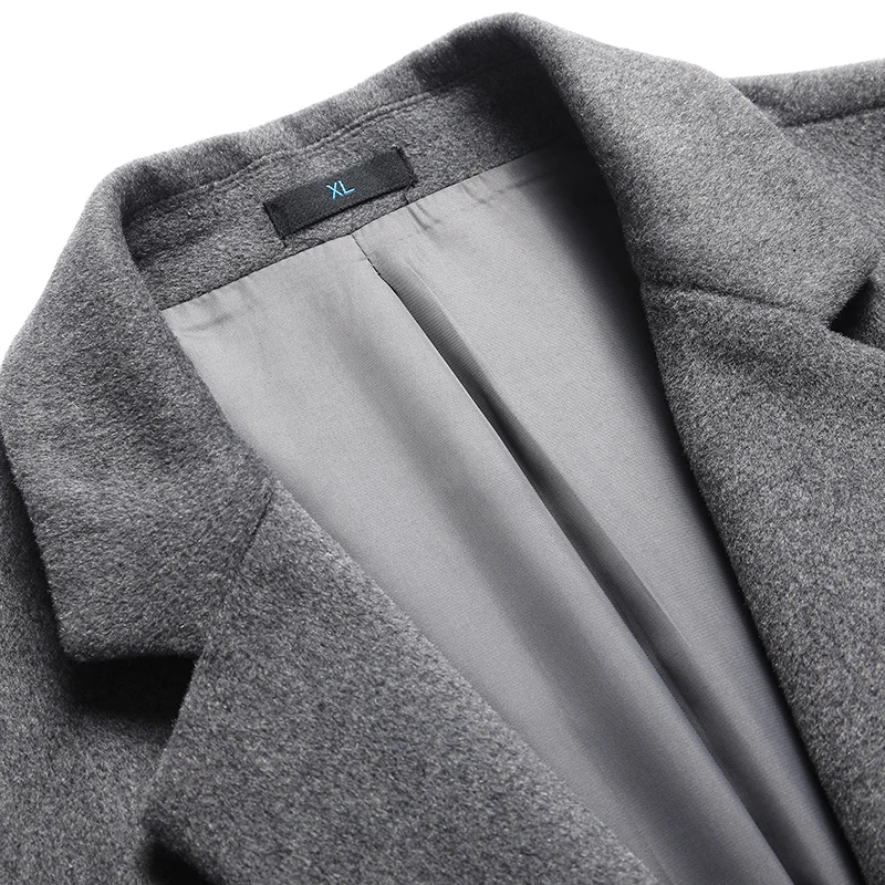 Luksus høj kvalitet tyk og behagelig uld jakkesæt jakke 2020 nye mærke tøj mænds efterår og vinter banket afslappet jakkesæt