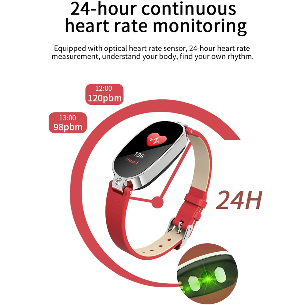 Luksus Kvinder Mænd Ur armbåndsur EKG-PPG HeartRate Blood Pressure Monitor Bluetooth Smart Ur Eksterne Kamera For Android, iOS