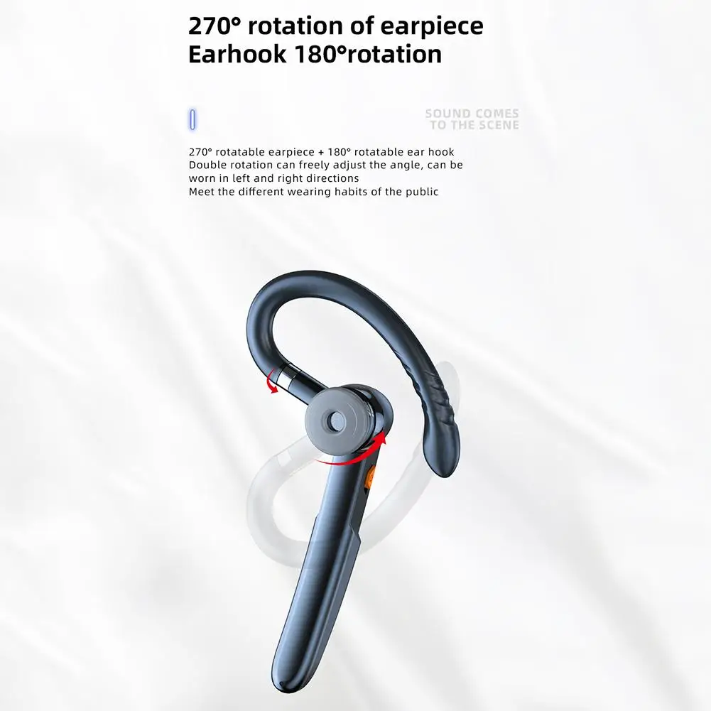 M100 Bluetooth-Headset, Trådløse Hovedtelefoner Business Ørepropper Håndfri Kørsel Øretelefoner Med Mikrofon Til IPhone, Samsung, Huawei Xiaomi