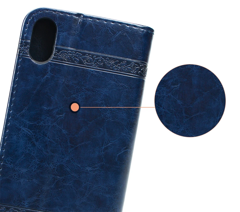 Magnetisk Flip Wallet Cover Til Iphone XR XS MAX 6 7 8 Plus tilfælde Prægning Leathe Case til Iphone X 5S 6S Business Phone Cover