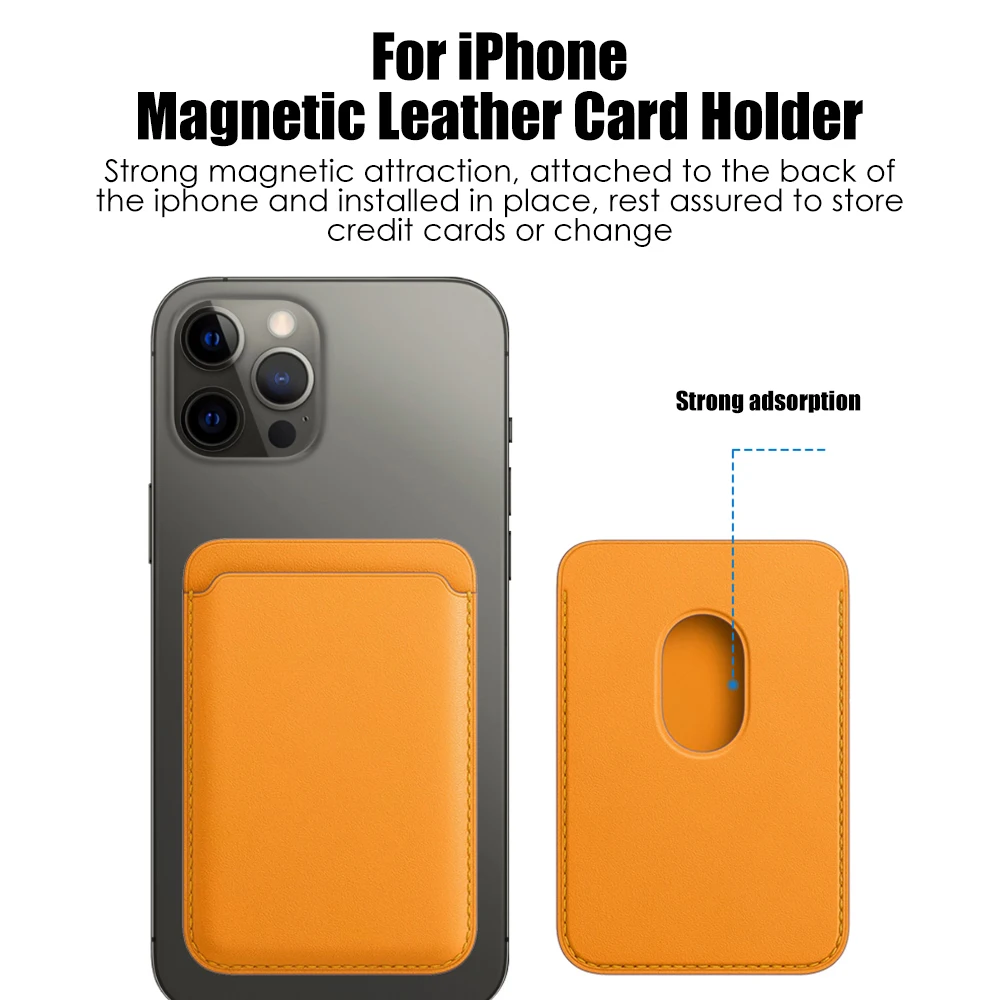 Magnetiske Kort, Taske Holder Til iPhone 12 Pro Max antal Tegnebog Kort Container Tasker Til Telefonen 12 Mini-Magnet, Stærk Tiltrækning Luksus Rød