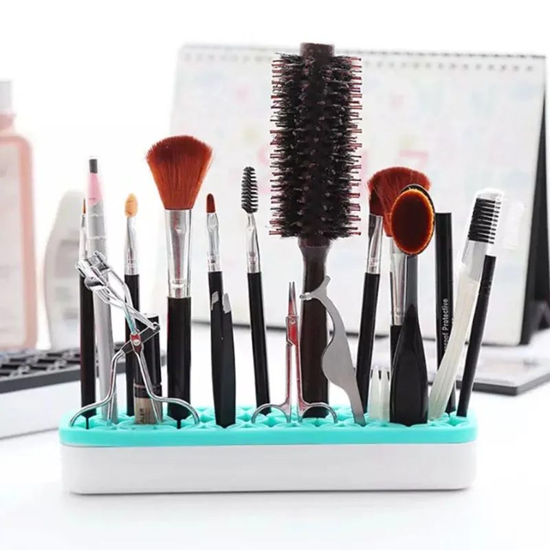 Makeup Børste Arrangør/Indehaveren Lip Gloss Læift Holder Tilfælde Silikone Neglelak Holder Kosmetiske Display Box