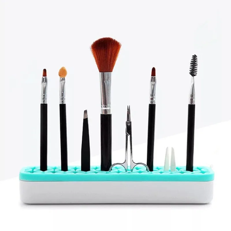 Makeup Børste Arrangør/Indehaveren Lip Gloss Læift Holder Tilfælde Silikone Neglelak Holder Kosmetiske Display Box