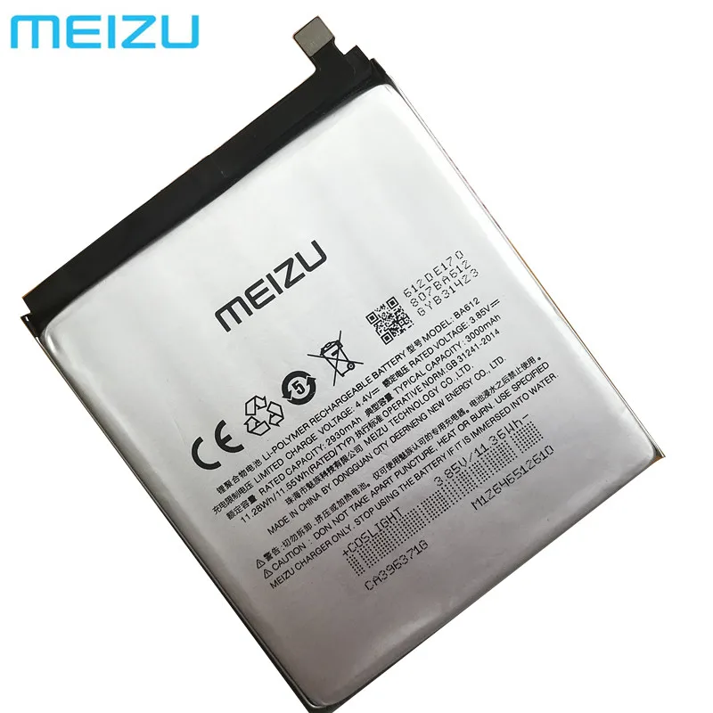 Meizu Oprindelige 3000mAh BA612 Batteri Til Meizu 5S M5S M612Q M612h M612M Mobiltelefon Høj Kvalitet Batteri
