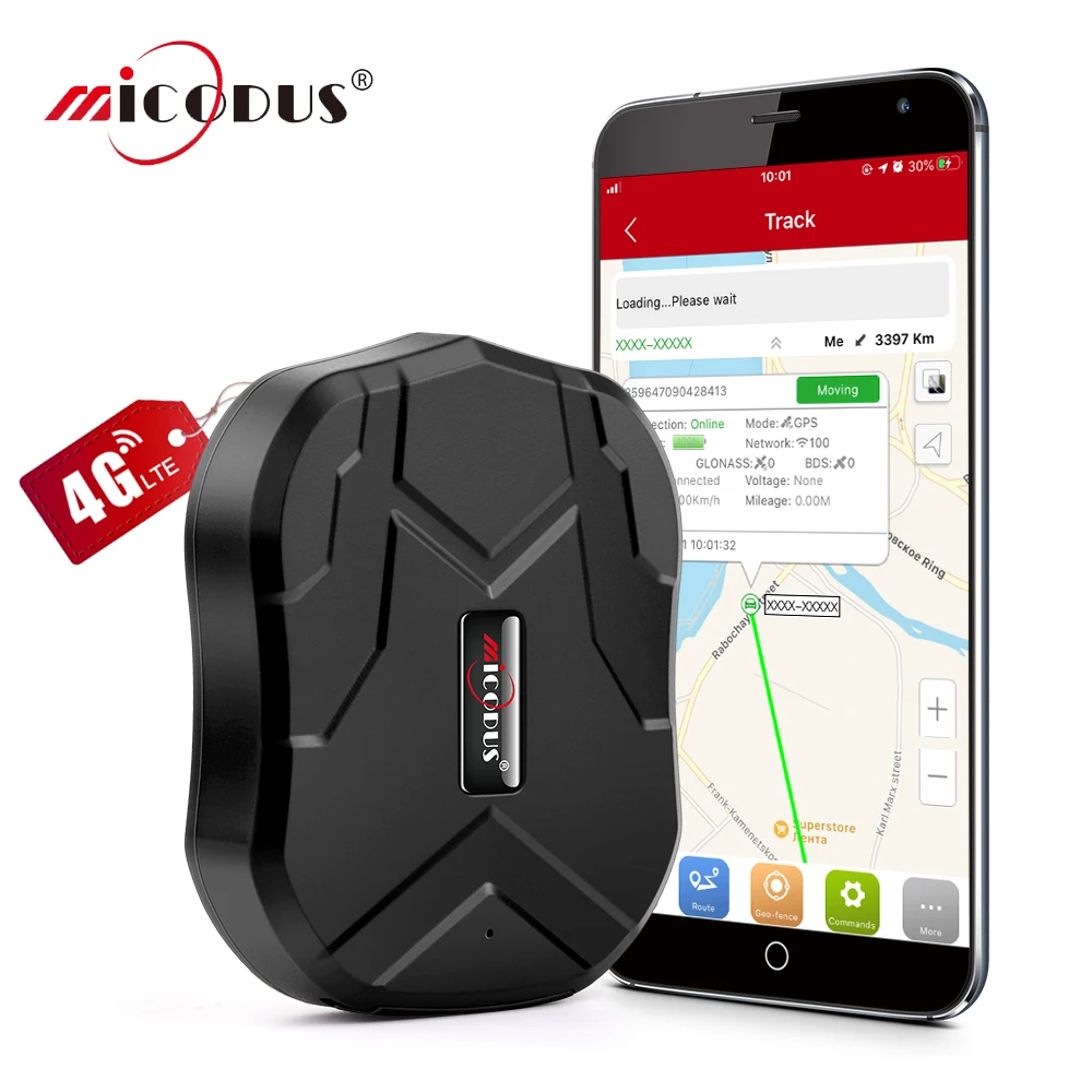 Micodus Bil GPS Tracker 4G micodus ML905 5000mAh Stemme Overvåge Magnetico 3G 4G GPS Tracker Bil Vandtæt Ryste Alarm Gratis APP