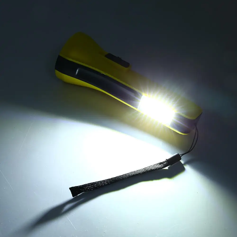 Mingray 2020 tendens nye design 2 i 1 LED Plastik USB-genopladelig lommelygte torch lithium batteri inkluderet