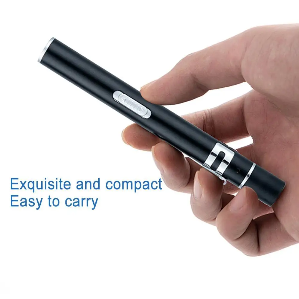 Mini Lommelygte Medicinsk Handy Pen Light USB-Genopladelige Dual Lys Farve Sygepleje Penlight Lommelygte For Medicinske Studerende, Læge