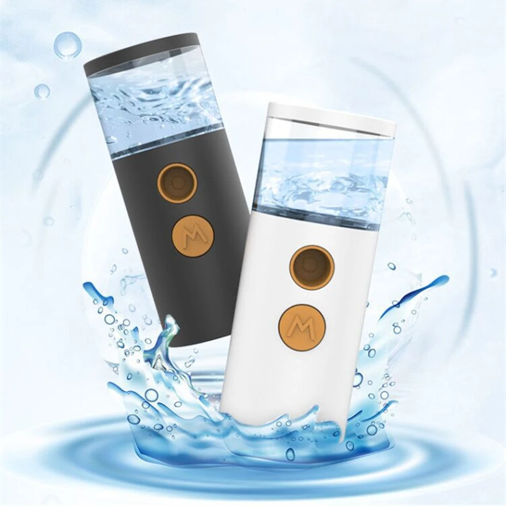 Mini Nano Facial Damper Tåge Sprøjte Fugtgivende hudpleje Ansigt Luftfugter USB Charge Handy Forstøvning Mælk Spray Skønhed Værktøj