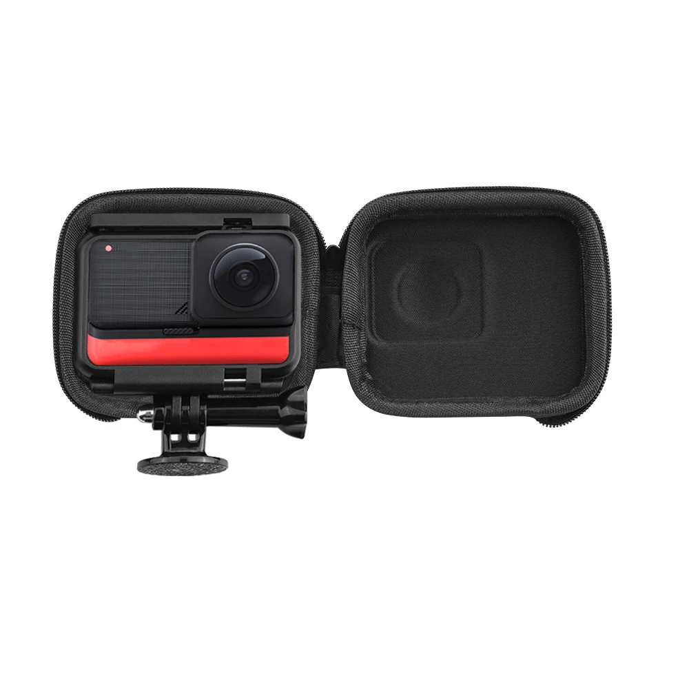 Mini opbevaringspose Bærbare til Insta360 EN R-4K / Insta 360 Panorama Edition Kamera etui PU-Box Tilbehør