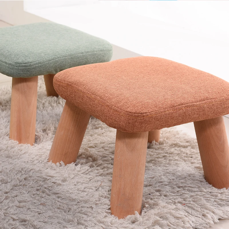 Minimalistisk Moderne hjem decor-pladsen kort skammel, stof sofa champignon bænk kid ' s formand osmanniske styling stol