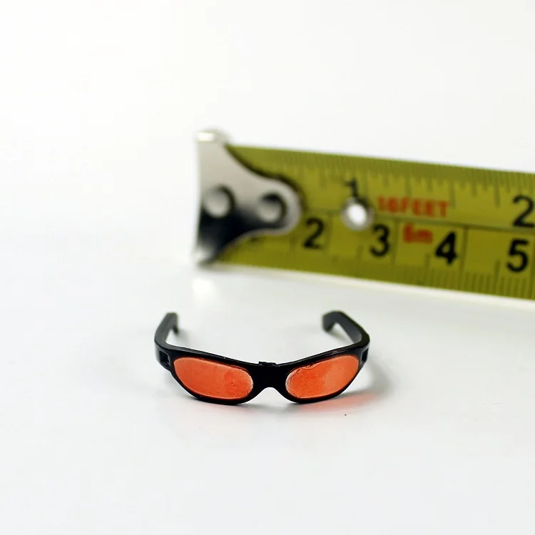 Mnotht 1/6 Skala Rød/Hvide Solbriller til 12v Action Figur DIY-Toy Tilbehør