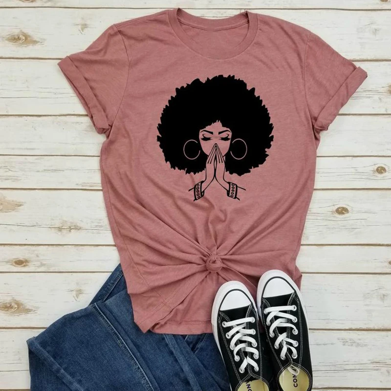 Mode Afslappet Kort 2020 Nye Sommer Ærme Pink Lady Print T-Shirt til Kvinder ONeck t-Shirts Toppe Kvindelige Basic T-shirts Mujer