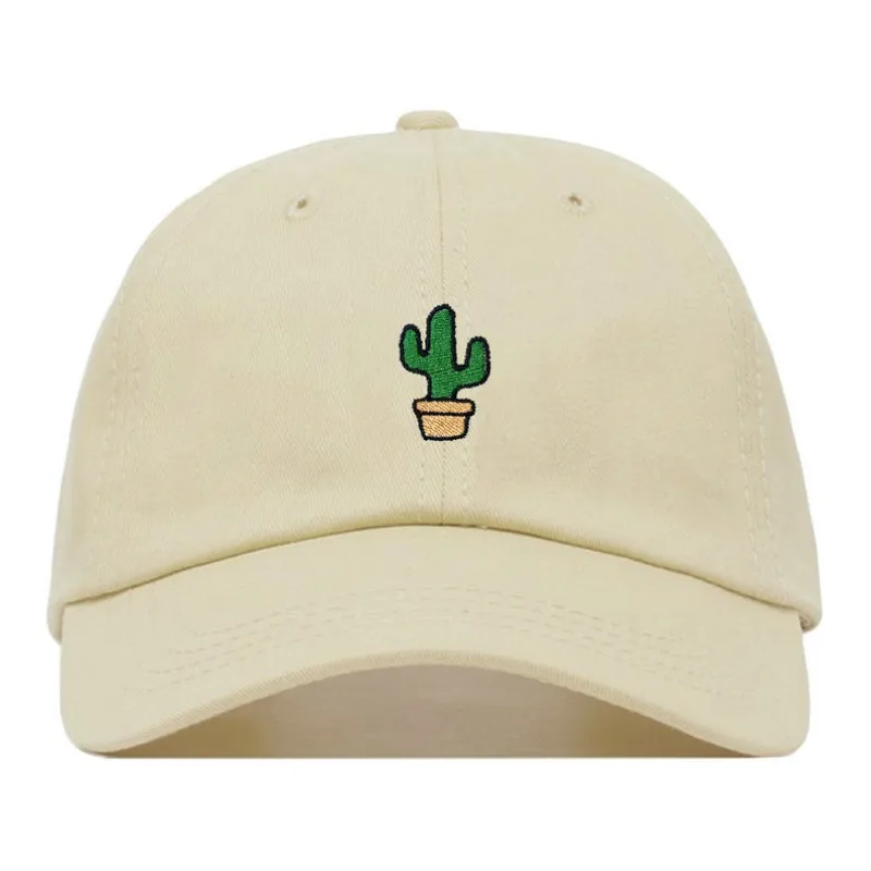 Mode bomuld vilde baseball cap kaktus broderet far hat Tilpasses Hat hip hop hatte sport Fritid golf caps gorras