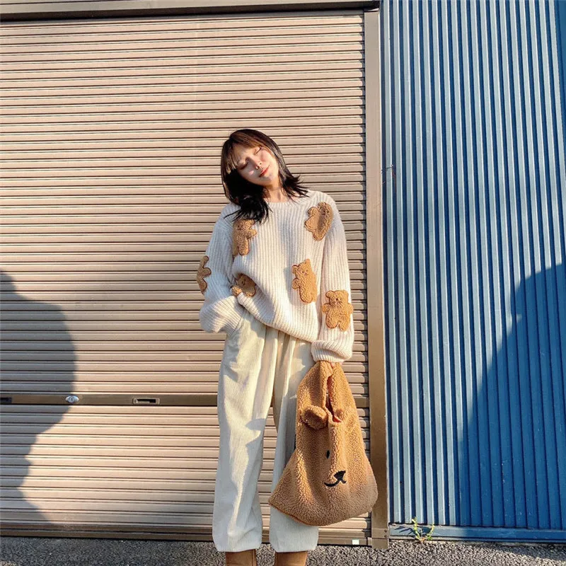 Mode Efterår Forår Kvinder Sød Part Bære Søde Kawaii Chic Soft Nye Korea Studerende Streetwear Stil Toppe Kvindelige Casual Trøjer