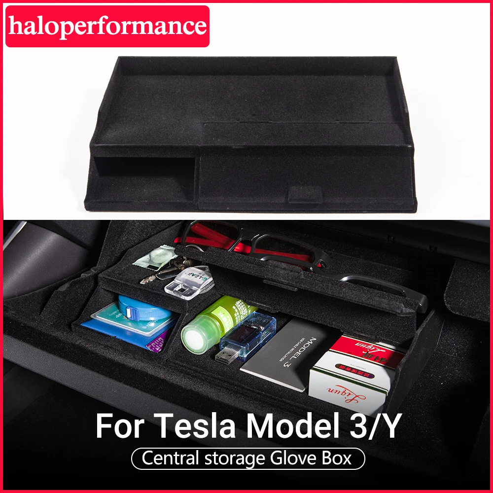 Model3 opbevaringsboks Til Tesla Model 3 Tilbehør 2019-2021 Bil Centrale Boks, armlæn Stuvning Rydde Tesla Model Y-Modellen med Tre