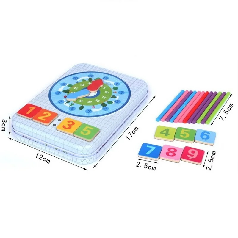 Montessori Matematik lærerige Kid Legetøj For Børn Med 100PCS Pinde 30STK Magnetiske Digitale Kort, brætspil Oyuncak Brinqued