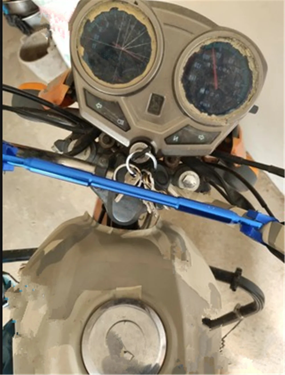 Motorcykel styling styret balance bar styrkelse stang overliggeren for Kawasaki ZZR600 Z900 Z650 VERSYS 1000 VULCAN S 650cc