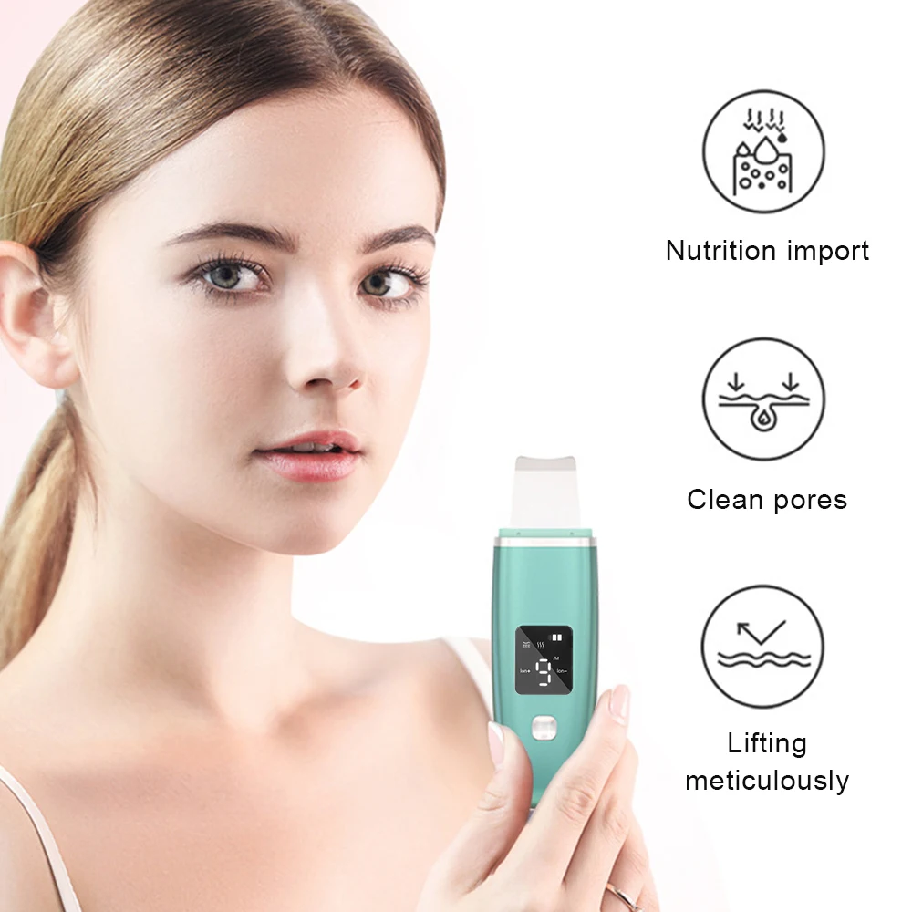 Msmask Ultralyd Skrubber Huden Dybt Ansigt Rengøring Maskine Peeling Skovl Facial Pore Renere Ansigt Hud Skrubber Lift Maskine