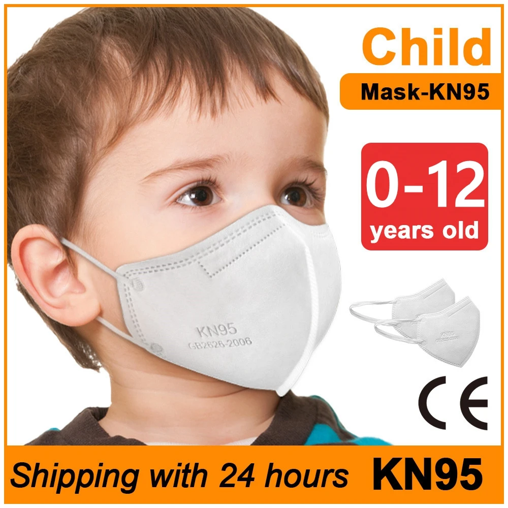 Munden Caps Børn FFP2 Masker Barn Beskyttende Maske kn95 mascarillas Infantil Certificadas Munden ansigtsmaske kn95mask børn Masque