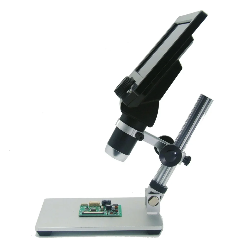 Mustool G1200 2019 Nyeste Digitale Mikroskop 12MP 7 Tommer HD LCD-Display 1-1200X Løbende Forstærkning Roterbar Forstørrelse