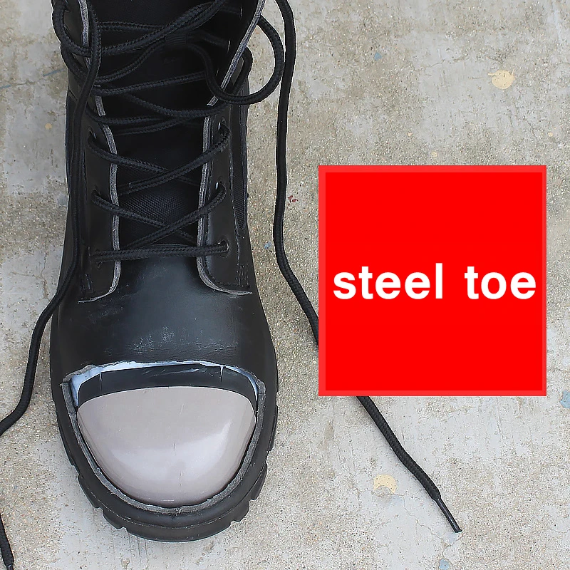 Mænd sikkerhedssko Stål Toe sko Anti-smashing Anti-punktering Byggeriet sko Støvler Anti-slip Åndbar sko Sikkerhed