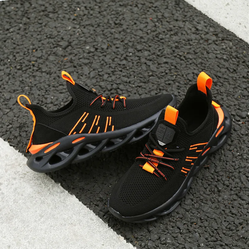 Mænds løbesko åndbar sports sko sportssko til mænd kører sko udendørs casual sko åndbar komfortable sko,