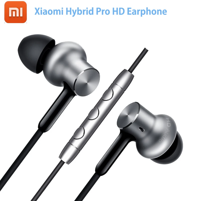 Mærker Oprindelige Xiaomi Hybrid Pro HD Hovedtelefoner Dobbelt Dynamisk + Balanced Armature-Drivere Mi In-Ear Headset Pro HD-Kabel Kontrol