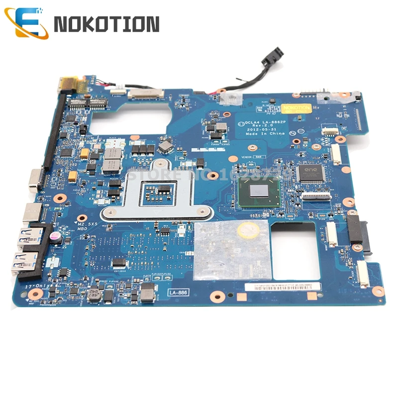 NOKOTION BA59-03539A BA59-03539B QCLA4 LA-8862P for samsung NP350V5C NP350 Laptop bundkort HM76 GMA HD grafik DDR3