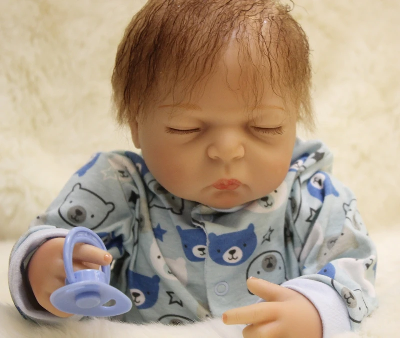 NPK Dejlige 50 cm Blød Silikone Reborn Baby Dolls Realistisk Virkelige Liv Babyer Dukker bebe Toy Så Virkelig Børnene Legekammerater