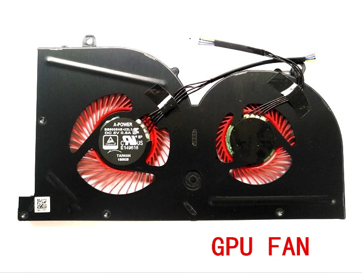 Ny bærbar PC CPU-GPU-blæseren heatsink radiator til MSI GS63VR GS73VR GS63 GS73 MS-17B1 MS-17B2 MS-16K2 MS-16K3 laptop cooling