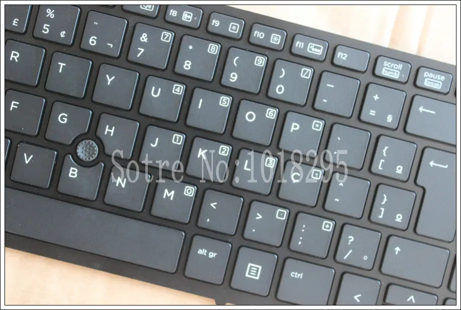 Ny FOR HP NSK-CP2BV 9Z.N9JBV.201 731179-201 736651-201 Brasilien Sort BR laptop Tastatur med ramme Baggrundsbelyst