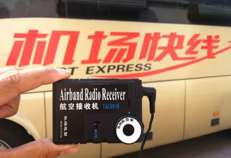 NYE 1PC Mini Airband Radio Modtager til Lufthavnen Jorden Støtte HAM Radio