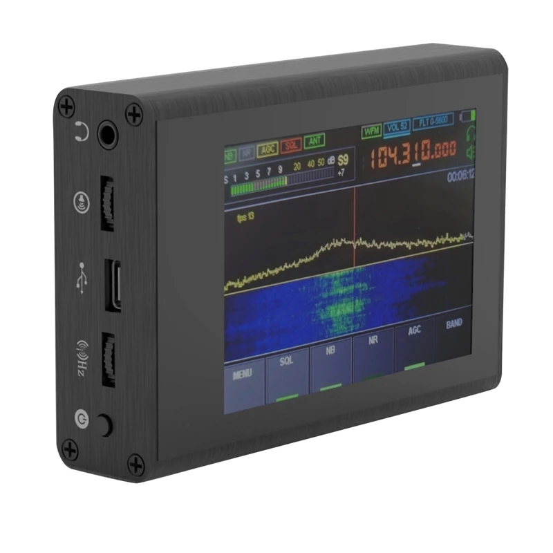 Nye 50KHz-200MHz Malakit SDR kortbølgeradio Malahit DSP 3,5 Tommer Tryk på Sn DSP SDR SKINKE Modtager
