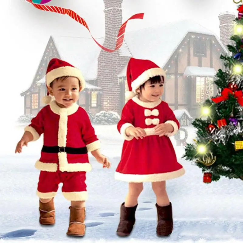 Nye børn er Jul kostumer Til børn Jul Til drenge Santa Jul kostumer kostumer Claus S7V8
