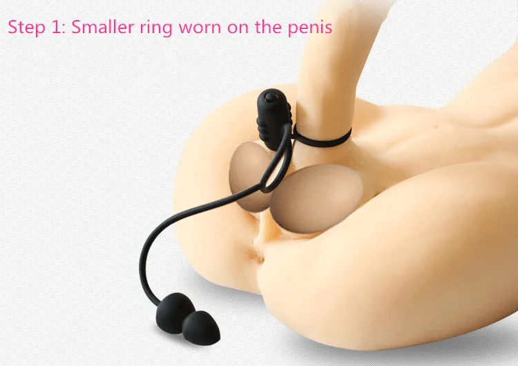 Nye Hot Sex, Orgasme Legetøj til Mænd Dobbelt Stimulere G-Spot Vibrator Penis Ringe med Silikone Anal Plug Cockrings Butt Bolden Sexo