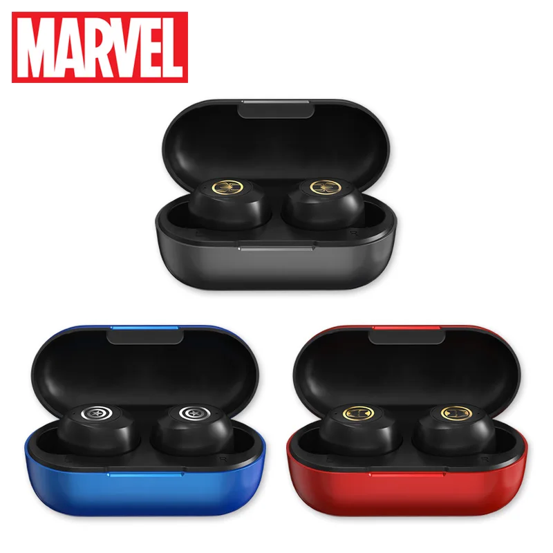 Nye Marvel Certificeret Bluetooth-V5.0 Trådløse Hovedtelefoner Iron Man Mini TWS Trådløse Stereo-Captain America