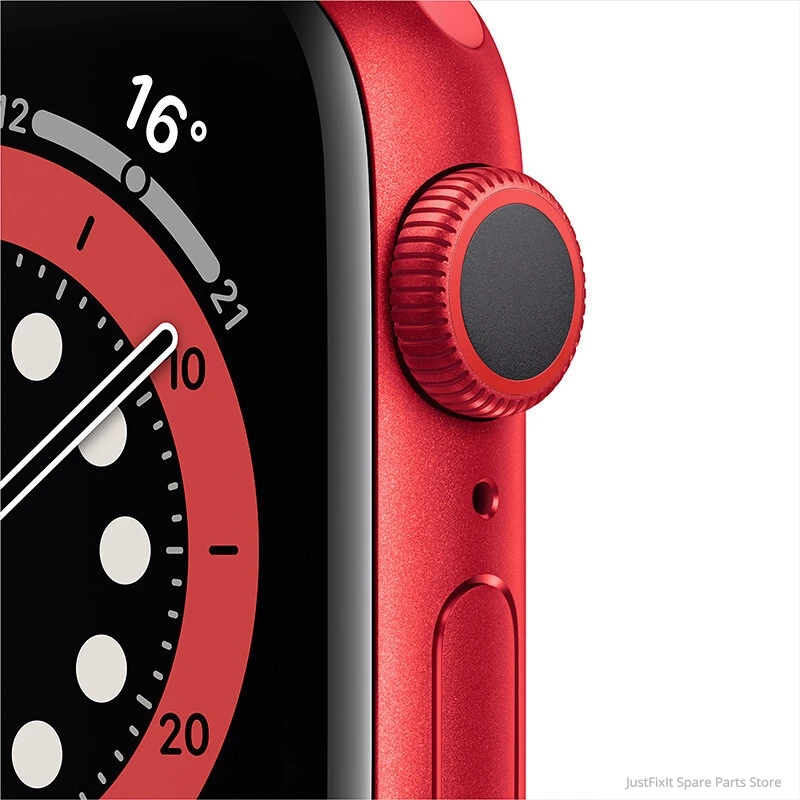 Nye Originale Apple-Ur Serie 6 GPS-40MM/44MM Aluminium med Nye Farver Rød/Blå Sport Band Fjernbetjening puls Smartwatch