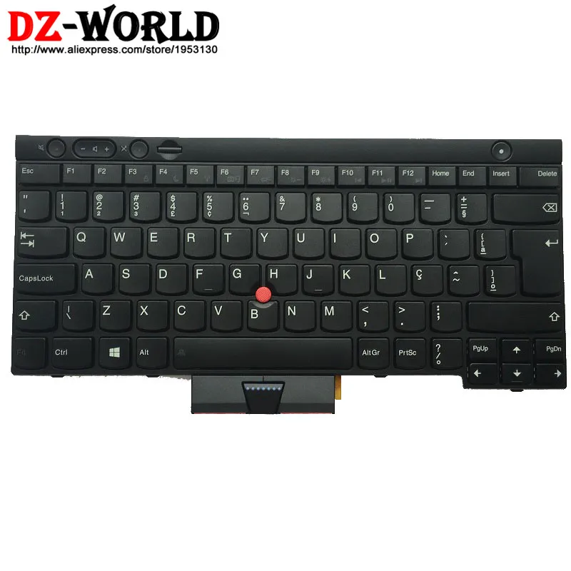Nye Originale for Thinkpad L430 T430 T430i T430S L530 T530 T530i W530 Bærbar Brasiliansk portugisisk Tastatur Teclado 04X1205
