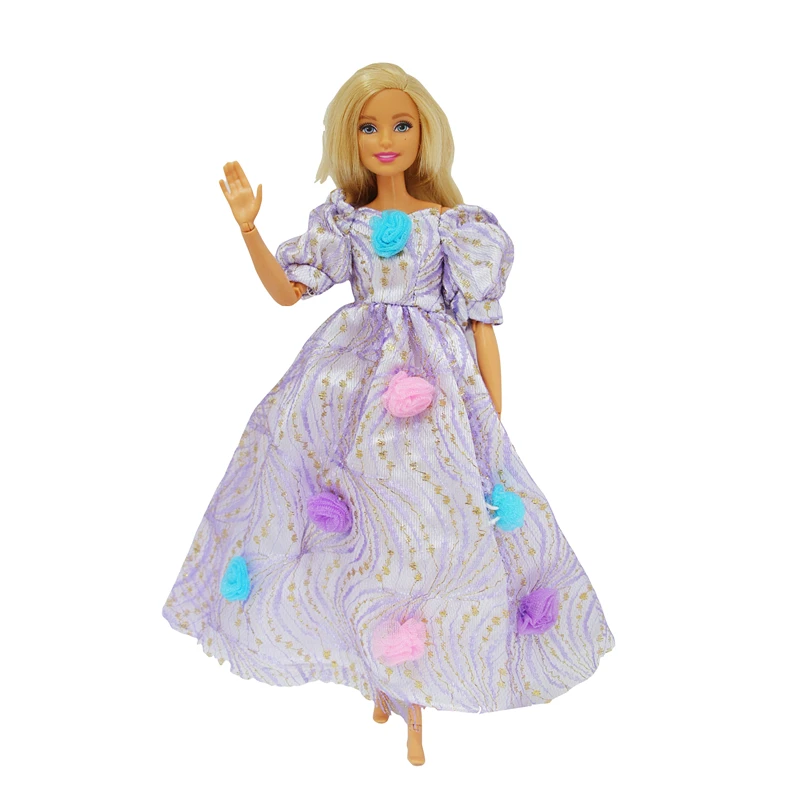 Nye Prinsesse Kjole Outfit, der Passer Sæt til Barbie BJD FR SD Dukke Tøj Rolle Spiller Tilbehør Legetøj til Pige