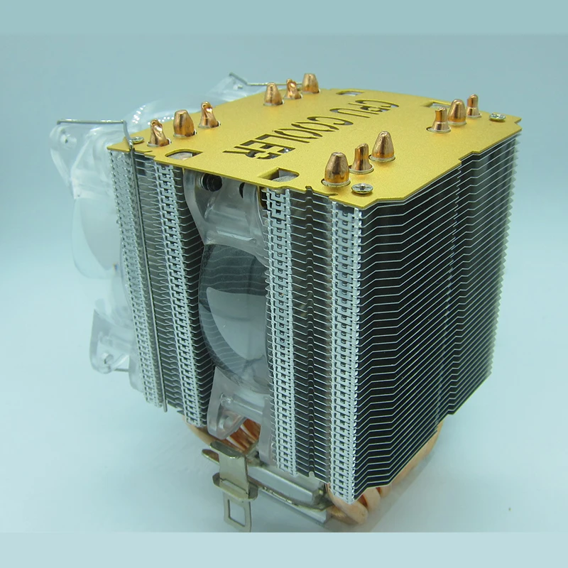 NYE TM6 CPU Køler 6 varmerør 4 Pin PWM Auto, RGB-Flere Farve-Tilstande For Intel LGA 1150 1151 1155 2011 og AMD AM3 AM4