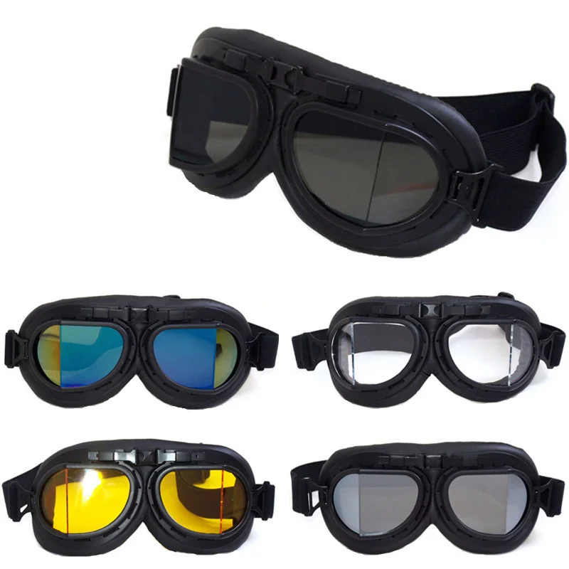 Nye! World War II retro motorcykel beskyttelsesbriller, cross motorcykel beskyttelsesbriller, motorcykel beskyttelsesbriller, motorcykel beskyttelsesbriller, pilot, fartpilot,