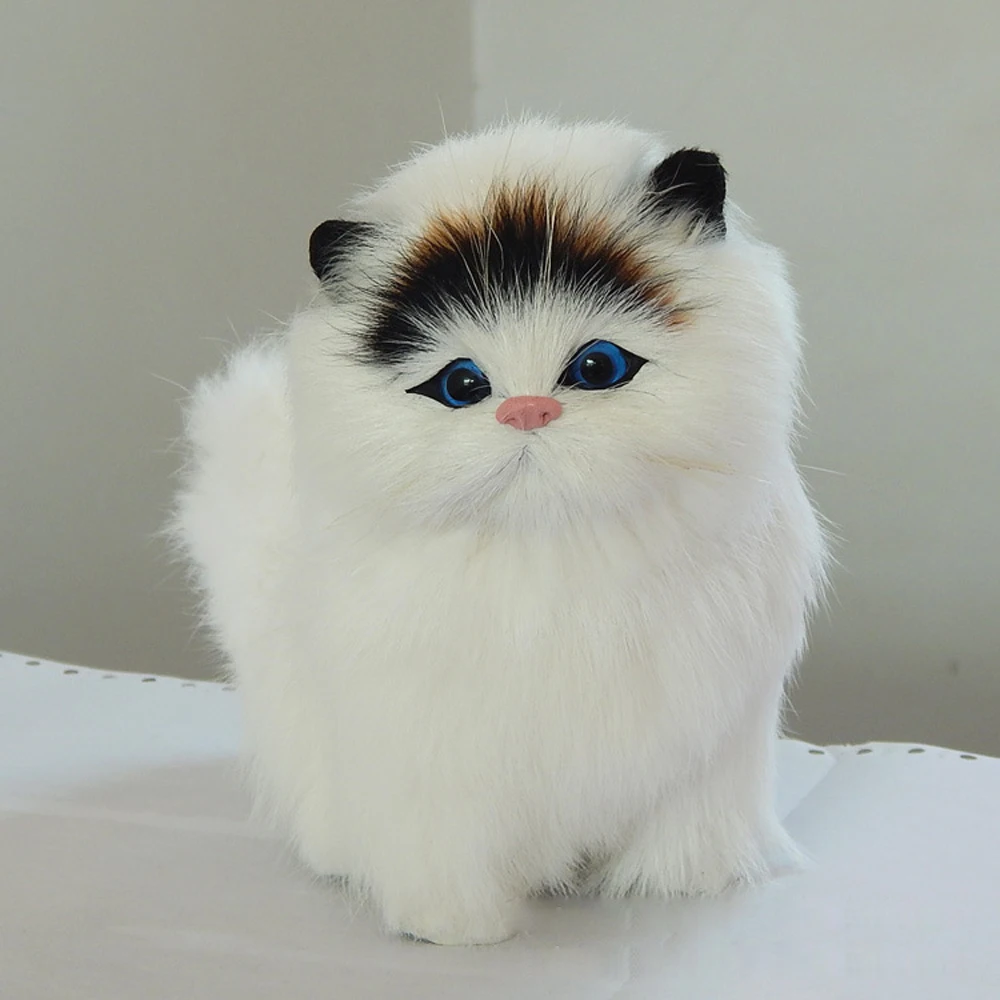 Nyeste Dejlige Elektriske Simulering Fyldte Bløde Katte Legetøj Blød Med Stemme Sød Plys Kat Dukke Legetøj til Børn Fødselsdag Baby Gave