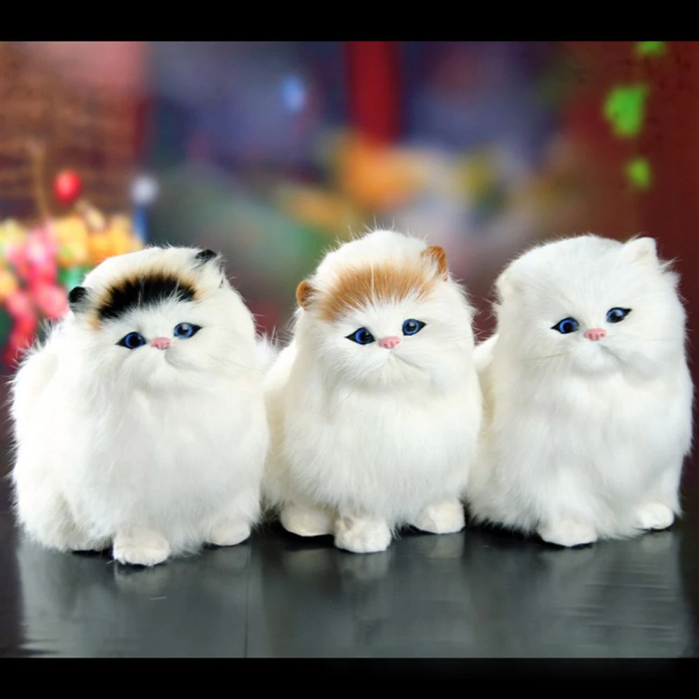 Nyeste Dejlige Elektriske Simulering Fyldte Bløde Katte Legetøj Blød Med Stemme Sød Plys Kat Dukke Legetøj til Børn Fødselsdag Baby Gave