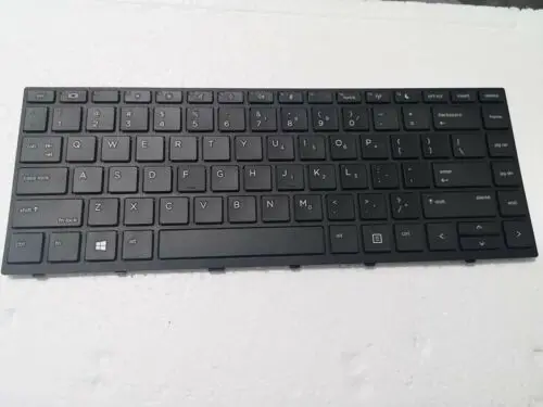 Nyt Tastatur til HP ProBook 430 G5 440 G5 445 G5 OS MED Ramme Ikke baggrundsbelyst