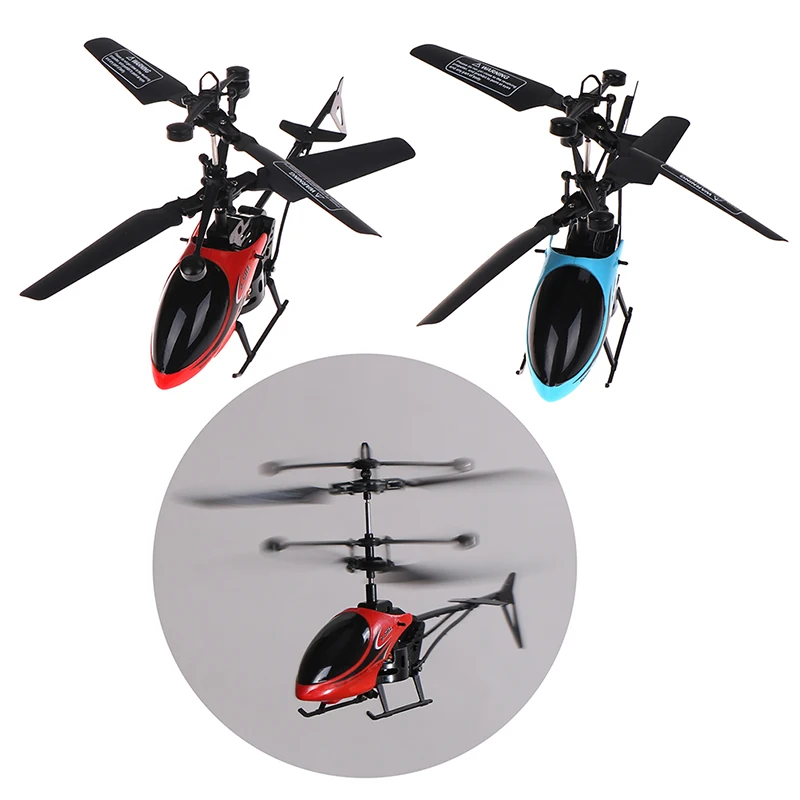 Officielle W25 RC Helikopter, 2 CH 2-Kanals Mini RC Drone Med Gyro Crash Resistent RC Legetøj Til Drengen Børn Gave Rød Gul